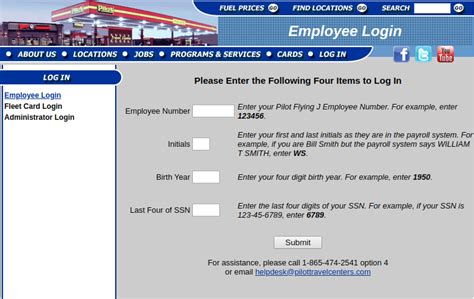 pilot flying j|pilot flying j employee login.